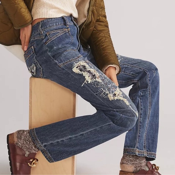 Anthropologie Pilcro The Wanderer Relaxed Jeans Size 29 Tall NWT Brand New - Picture 4 of 16